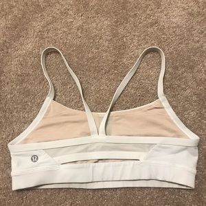 Lululemon White Sports Bra
